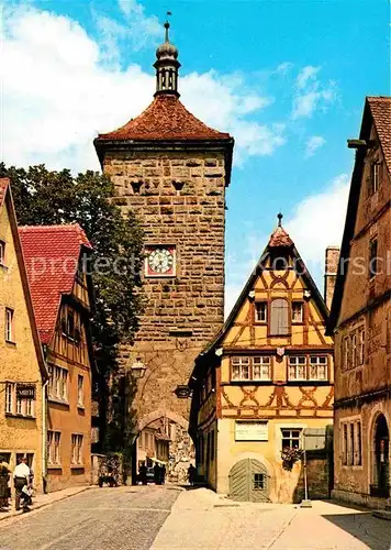 Rothenburg Tauber Siebersturm  Kat. Rothenburg ob der Tauber