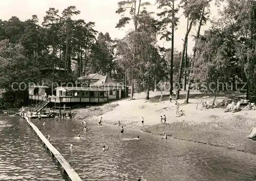 Waldsieversdorf Grosser Doebersee Volksbad  Kat. Waldsieversdorf