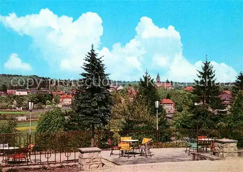 Friedrichsbrunn Harz Blick von Sanatoriums Ernst Thaelmann Kat. Friedrichsbrunn