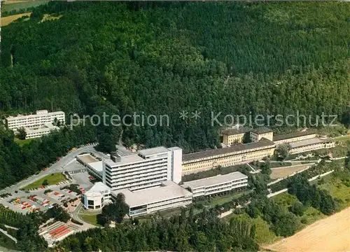 Hoexter Weser Weserbergland Klinik Fliegeraufnahme Kat. Hoexter