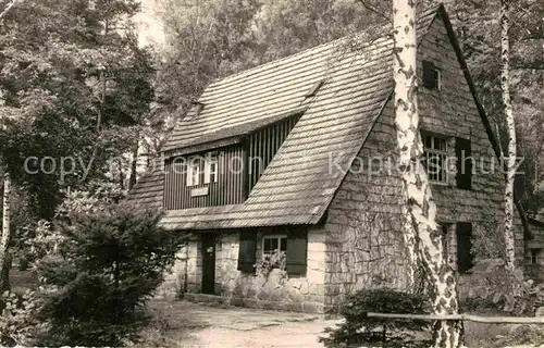 Rathen Saechsische Schweiz Jugendherberge Karl Stein Kat. Rathen Sachsen