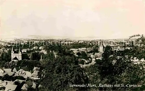 Gernrode Harz Rathaus Sankt Cyriacus Kat. Gernrode Harz