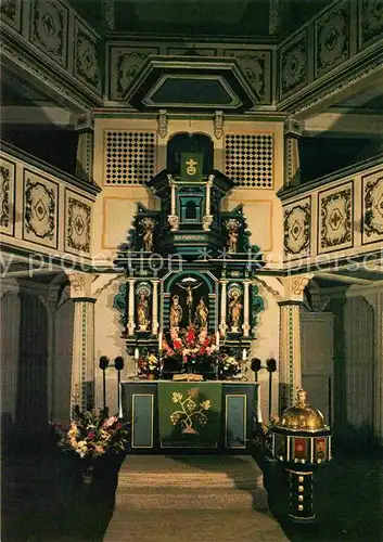 Bad Lauterberg St Andreaskirche Altar Kat. Bad Lauterberg im Harz