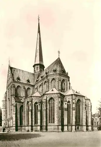 Doberan Bad Zisterzienserkirche  Chor Kapellenkranz Querschiff Dachreiter Kat. Bad Doberan