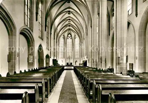 Andernach Rhein Christuskirche Innenraum Kat. Andernach