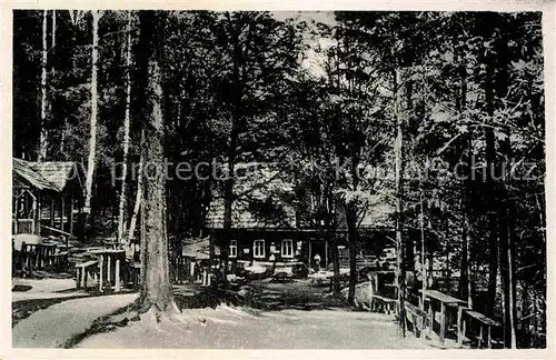 Schwarzenberg Erzgebirge Waldgaststaette Koehlerhuette Kat. Schwarzenberg