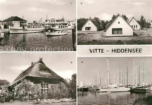 Vitte Hafen Feriendorf der IFA Suhl Blaue Scheune Jachthafen Kat. Insel Hiddensee