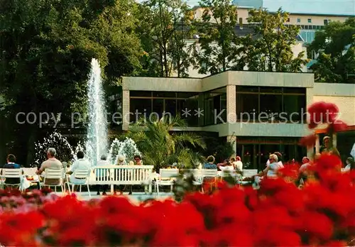 Bad Neuenahr Ahrweiler Kurpark Restaurant Terrasse Springbrunnen Thermalheilbad Kat. Bad Neuenahr Ahrweiler