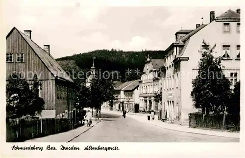 Schmiedeberg  Dippoldiswalde Altenbergstrasse