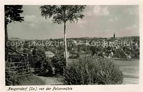 Neugersdorf Sachsen Blick von der Felsenmuehle Kat. Neugersdorf Sachsen