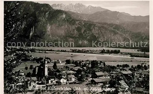 Kiefersfelden mit Kaisergebirge Kat. Kiefersfelden