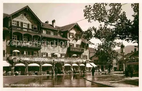 Oberammergau Dorfplatz Kat. Oberammergau