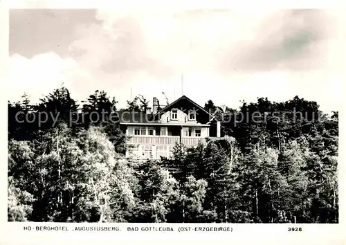 Bad Gottleuba Berggiesshuebel HO Berghotel Augustusberg Kat. Bad Gottleuba Berggiesshuebel