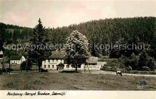 Hirschsprung Ferienheim Ladenmuehle Kat. Altenberg