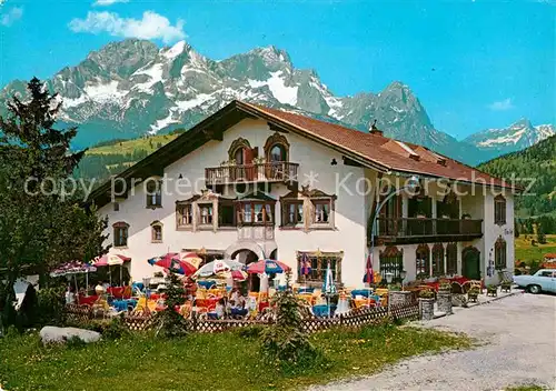 Mittenwald Bayern Hotel Tonihof Kat. Mittenwald