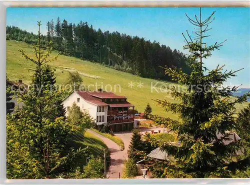 Todtnauberg Berghotel Ruebezahl Doppelkarte Kat. Todtnau