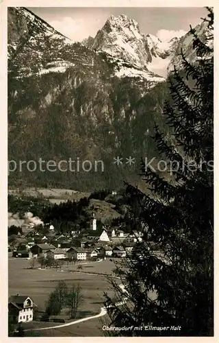 Oberaudorf mit Ellmauer Halt Kat. Oberaudorf