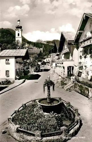 Oberaudorf Partie am Marienbrunnen Kat. Oberaudorf