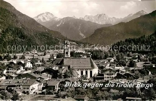 Mittenwald Bayern Tiroler Berge Kat. Mittenwald