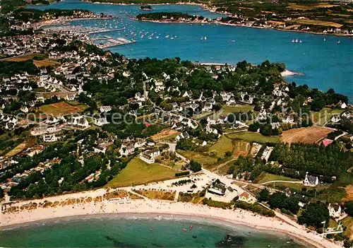 La Trinite sur Mer Strand Hafen Fliegeraufnahme Kat. La Trinite sur Mer