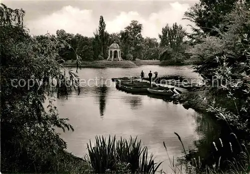 Magdeburg Adolf Mittag See mit Marieninsel Kat. Magdeburg