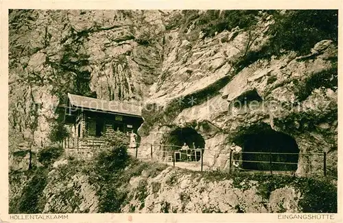 Hoellentalklamm  Kat. Garmisch Partenkirchen