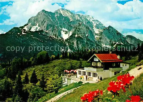 Mittenwald Bayern Kranzberghaus Kat. Mittenwald