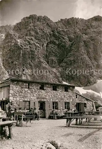 Mittenwald Bayern Dammkarhuette Kat. Mittenwald