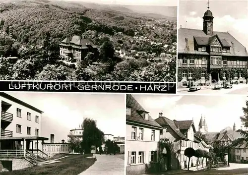 Gernrode Harz Teilansichten Kat. Gernrode Harz