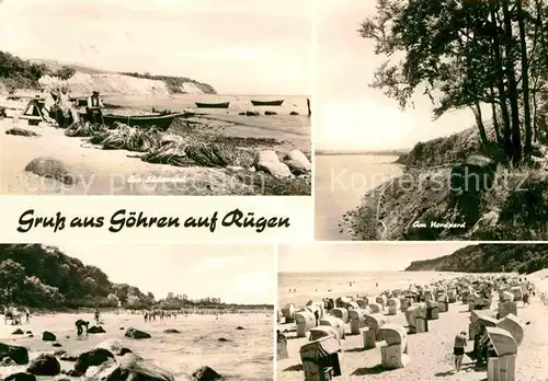 Goehren Ruegen Strand Zeltplatz Kat. Goehren Ostseebad Ruegen