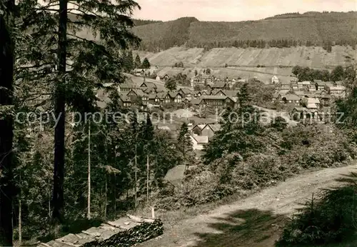 Manebach Panorama Kat. Ilmenau