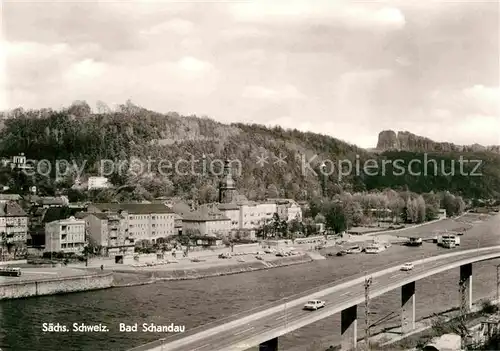 Bad Schandau Panorama Kat. Bad Schandau