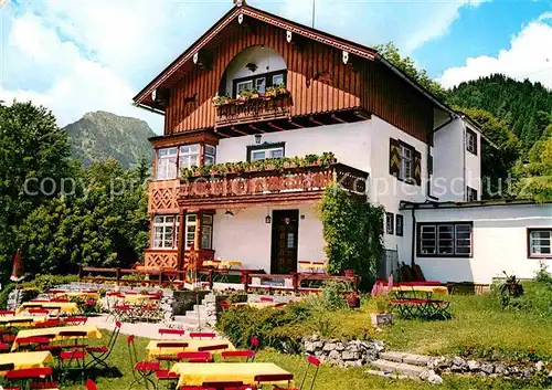 Oberaudorf Restaurant Cafe Pension Hummelei Kat. Oberaudorf