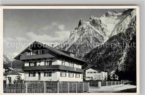 Mittenwald Bayern Haus Heimatliebe  Kat. Mittenwald