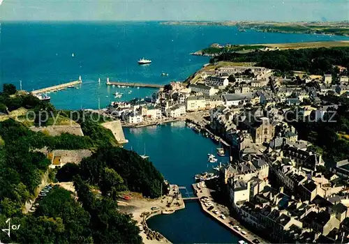 Belle Ile en Mer Hafen Fliegeraufnahme