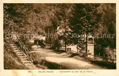 Ballon d Alsace Restaurant Saut de la Truite  Kat. Sewen