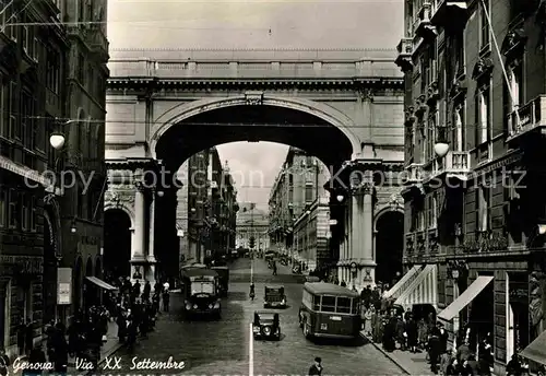 Genova Genua Liguria Via XX Settembre Kat. Genova