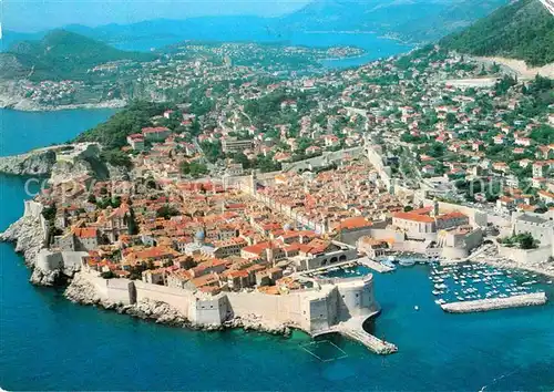 Dubrovnik Ragusa Fliegeraufnahme Kat. Dubrovnik