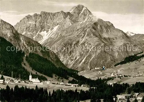 Mittelberg Kleinwalsertal Riezlern Hirschegg Widderstein Riezlern Kat. Oesterreich