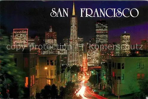 San Francisco California Montgomery Street Fincancial district Kat. San Francisco