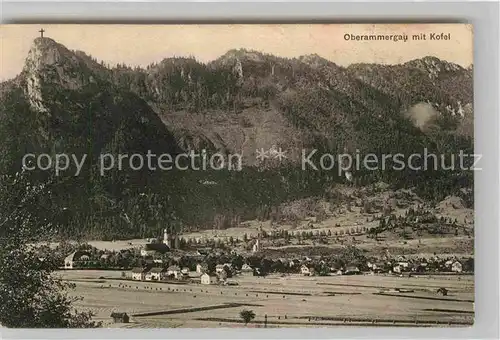 Oberammergau mit Kofel Kat. Oberammergau