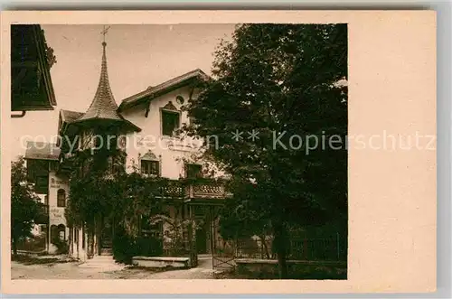 Oberammergau Villa Anton Lang Kat. Oberammergau