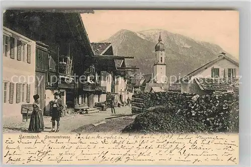 Garmisch Partenkirchen Sonnenstrasse Kat. Garmisch Partenkirchen