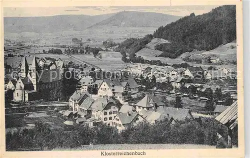 Klosterreichenbach Panorama Kirche Kat. Baiersbronn