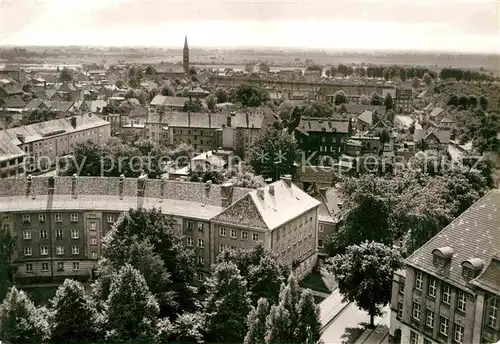 Wittenberg Lutherstadt Blick vom Rathausturm Kat. Wittenberg