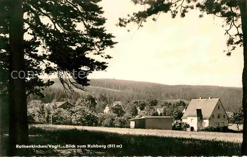 Rothenkirchen Vogtland mit Kuhberg Kat. Steinberg Vogtland