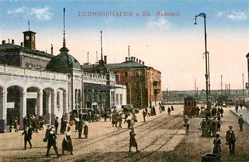 Ludwigshafen Rhein Bahnhof Kat. Ludwigshafen am Rhein