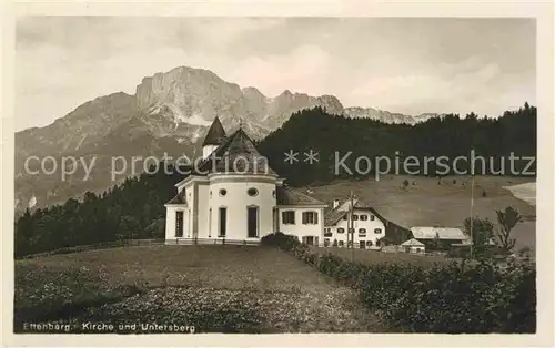 Ettenberg Kirche Untersberg Kat. Marktschellenberg