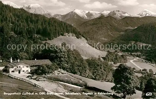 Ramsau Berchtesgaden Berggasthof Pension Zipfhaeusl Jenner Kohlersberg Sahnegletscher Kat. Ramsau b.Berchtesgaden