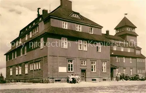 Oberwiesenthal Erzgebirge Fichtelberghaus  Kat. Oberwiesenthal